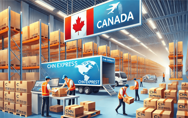 dịch vụ vân chuyển hàng đi canada nhanh chóng tại chn express